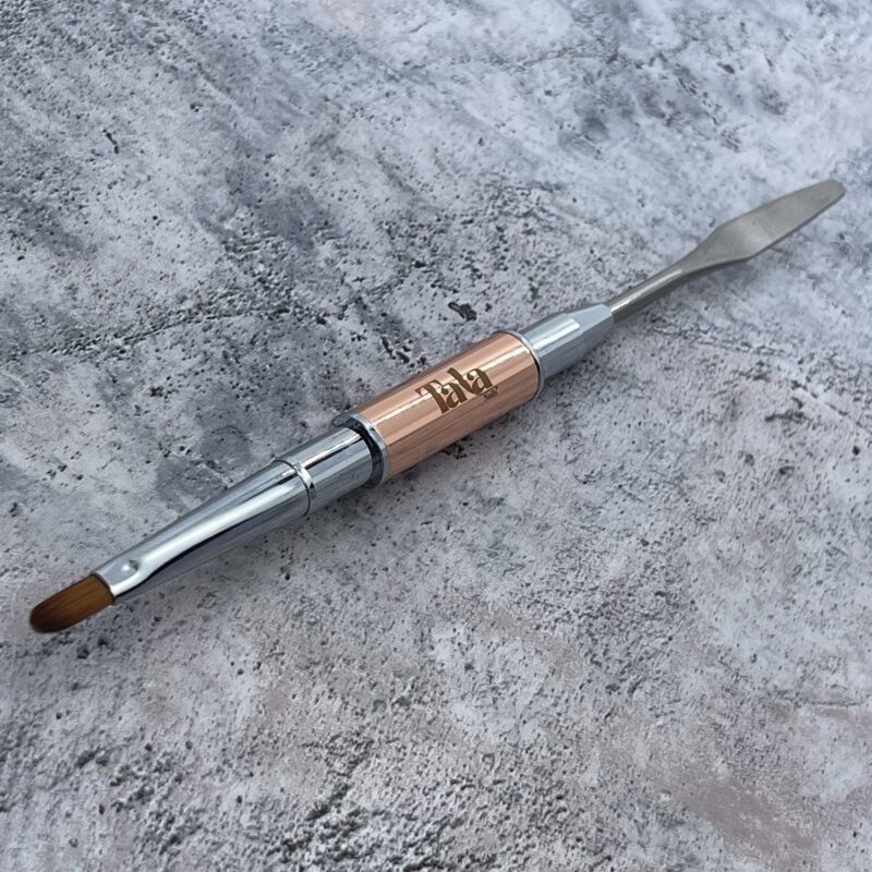 Pincel con espatula para acrigel milky way