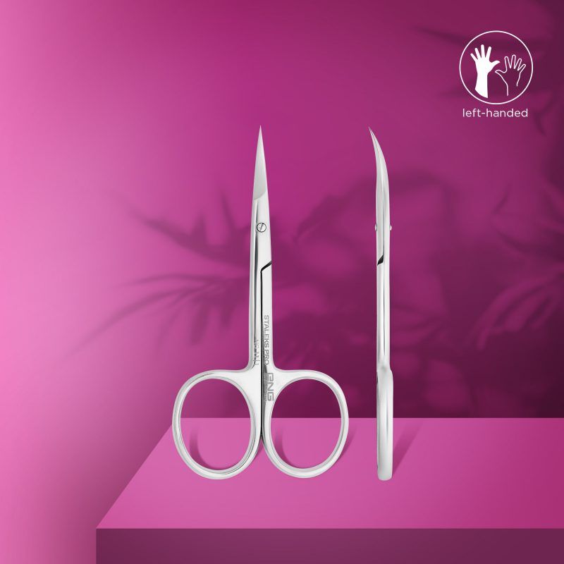 Tijera para cutículas Staleks pro expert  11-1 para zurdos