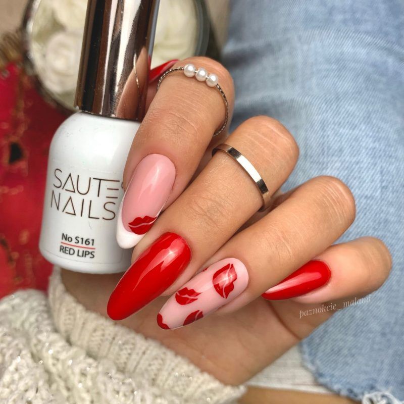 Esmalte semipermanente  HYBRID 8 ML- S161 RED LIPS