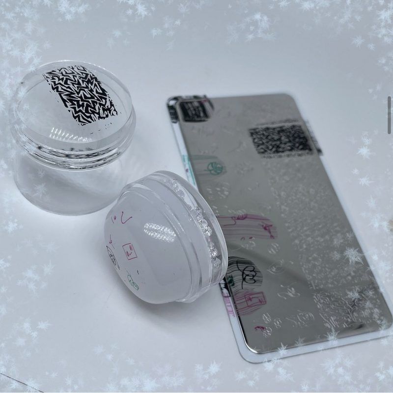 Goma Stamping 2 en 1 con goma reductora