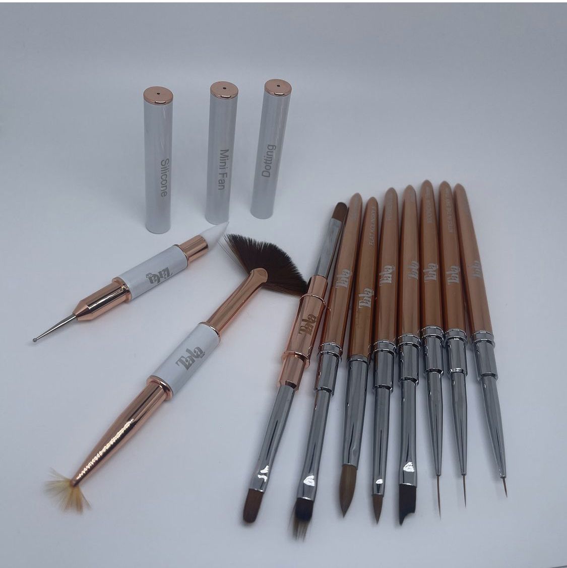 Kit 10 pinceles Tala Nails - Imagen 2