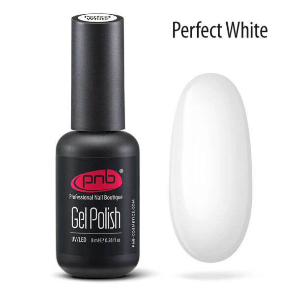 Gel nail polish PNB 8 ml Perfect White - Imagen 2
