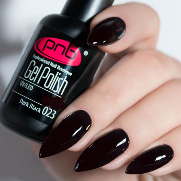 Gel nail polish PNB 8 ml Dark Black 023
