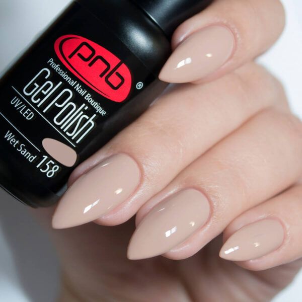 Gel nail polish PNB 8 ml Wet Sand 158 - Imagen 4