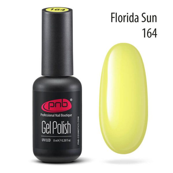 Gel nail polish PNB 8 ml Florida Sun 164 - Imagen 3
