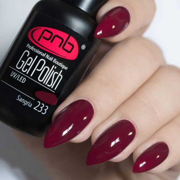 Gel nail polish PNB 8 ml Sangria 233