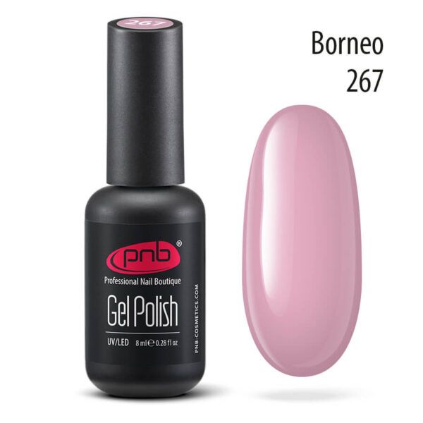 Gel nail polish PNB 8 ml Borneo 267