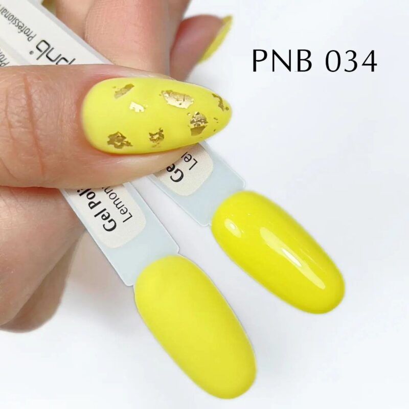 Gel nail polish PNB 8 ml Lemony 034