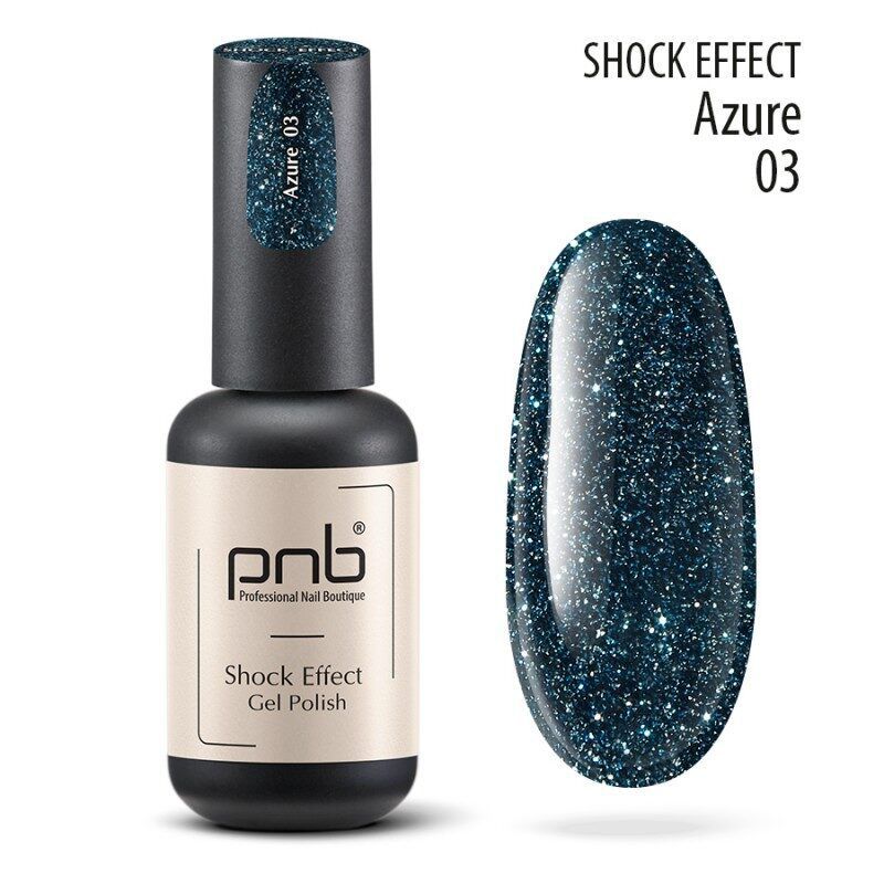 Gel Polish SHOCK EFFECT 03 Azure PNB 8 ml