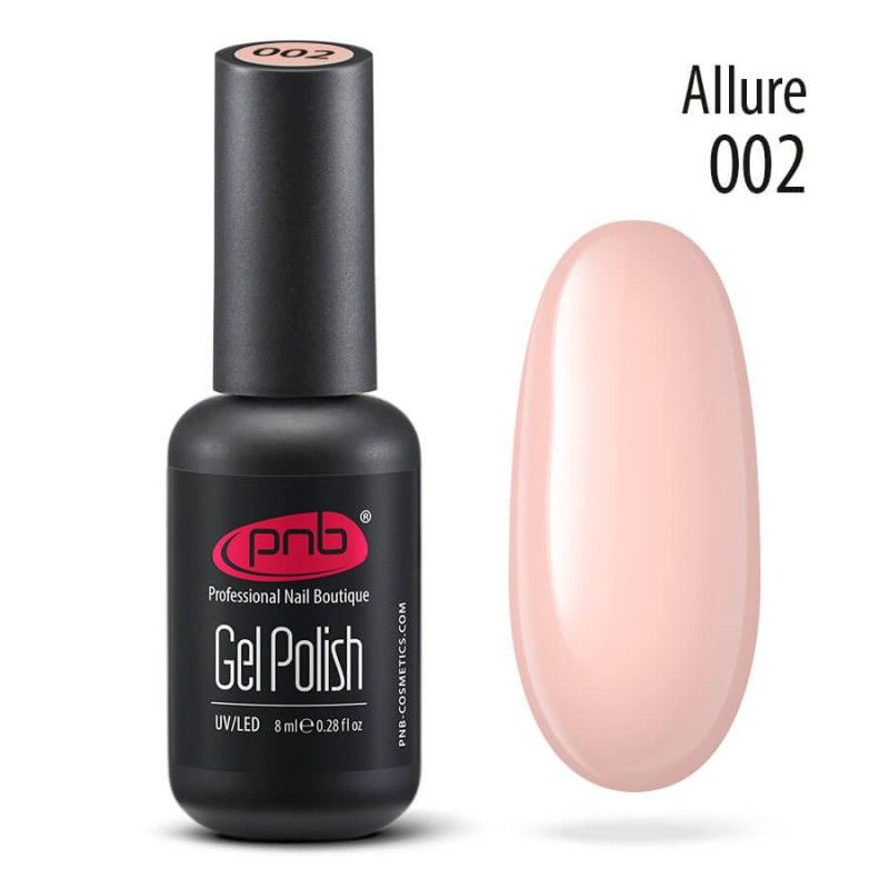 Gel nail polish PNB 8 ml Allure 002 - Imagen 2