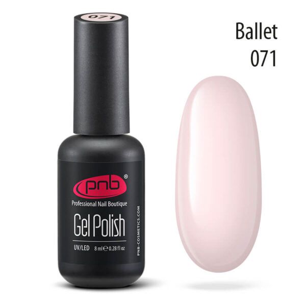 Gel nail polish PNB 8 ml Ballet 071