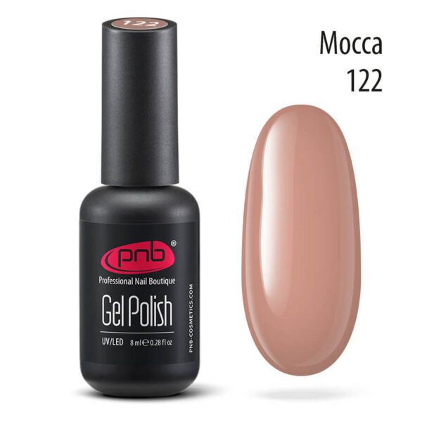 Gel nail polish PNB 8 ml Mocca 122