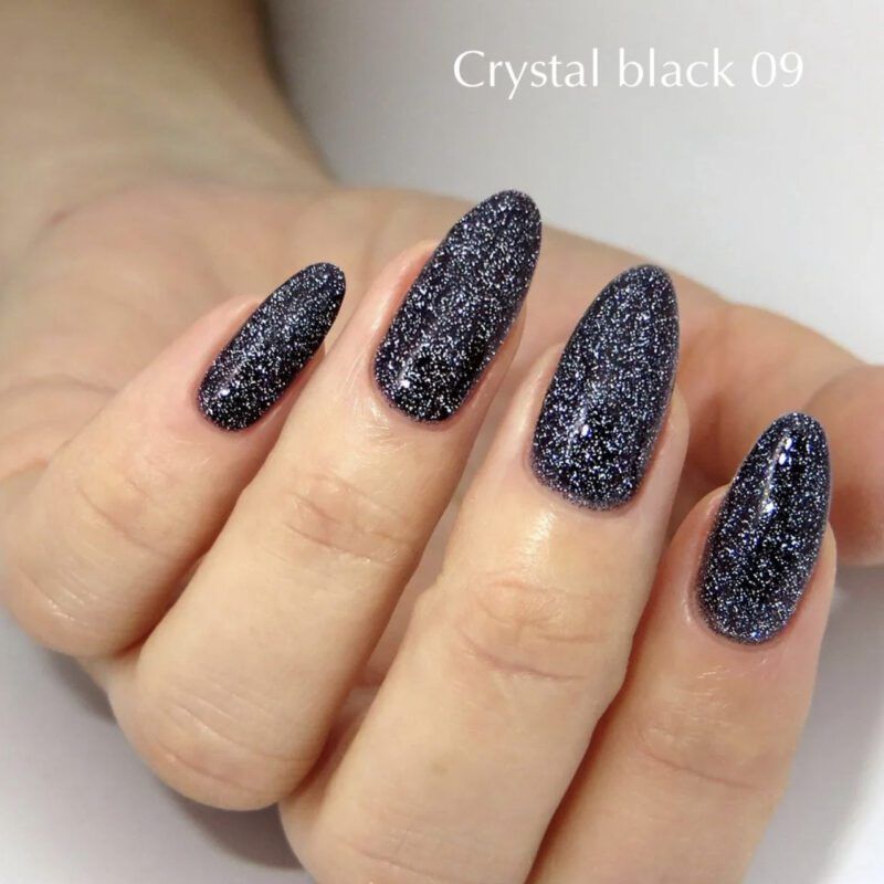 Gel Polish SHOCK EFFECT 09 Crystal Black PNB 8 ml