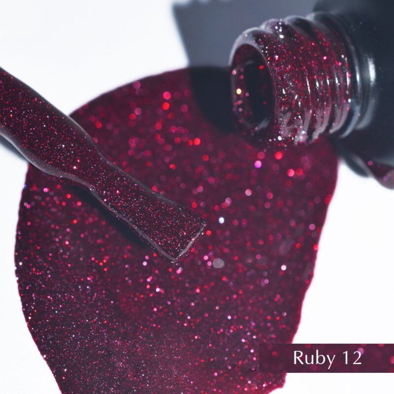 Gel Polish SHOCK EFFECT 12 Ruby 8 ML