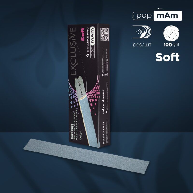 Recambio en caja soft papmAm Staleks Pro Exclusive 20 (30 u)