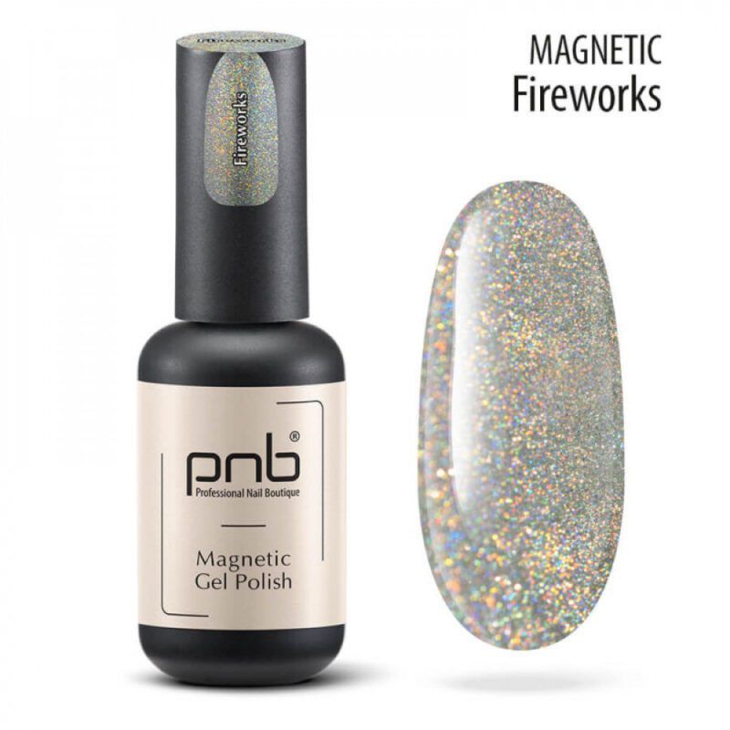 Gel Magnetic Polish PNB Fireworks 8ml