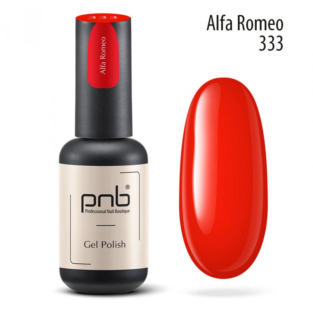 Gel nail polish PNB 8 ml Alfa Romeo 333 - Imagen 3