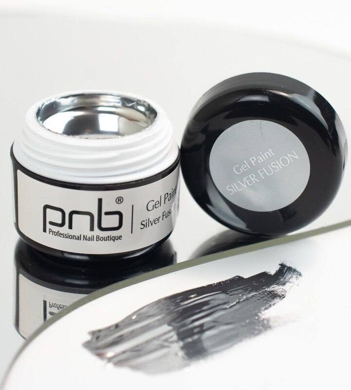 Gel Nail Paint PNB Silver Fusion 5ml