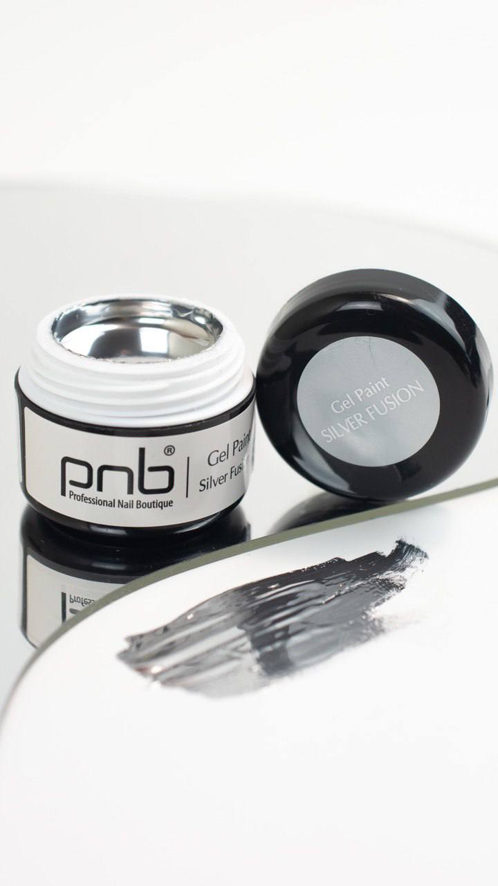 Gel Nail Paint PNB Silver Fusion 5ml