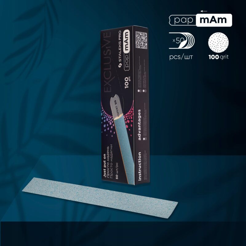 Recambio en caja papmAm Pro Exclusive para base recta 20 100 grip (50 u)