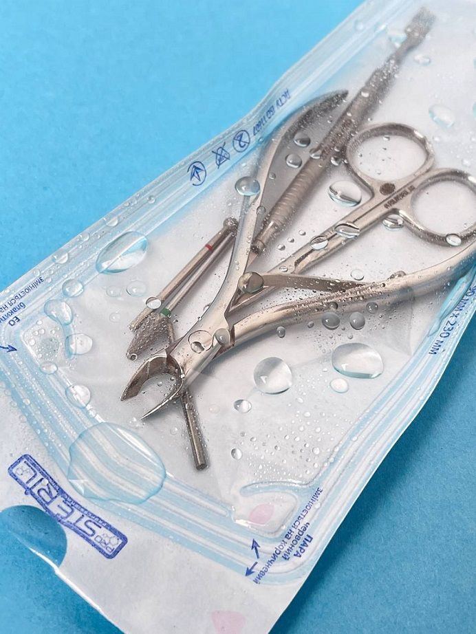 Bolsa de esterilización en autoclave transparente con indicador 90X230 - Imagen 2