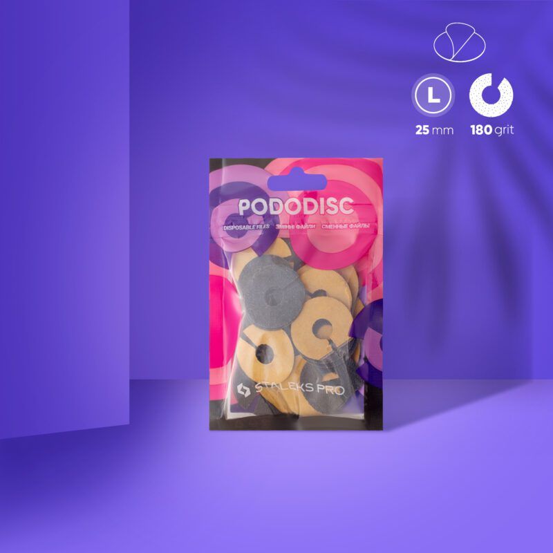 Recambio forma C para pododisc PRO L/25 mm 180 grit (50 pc)