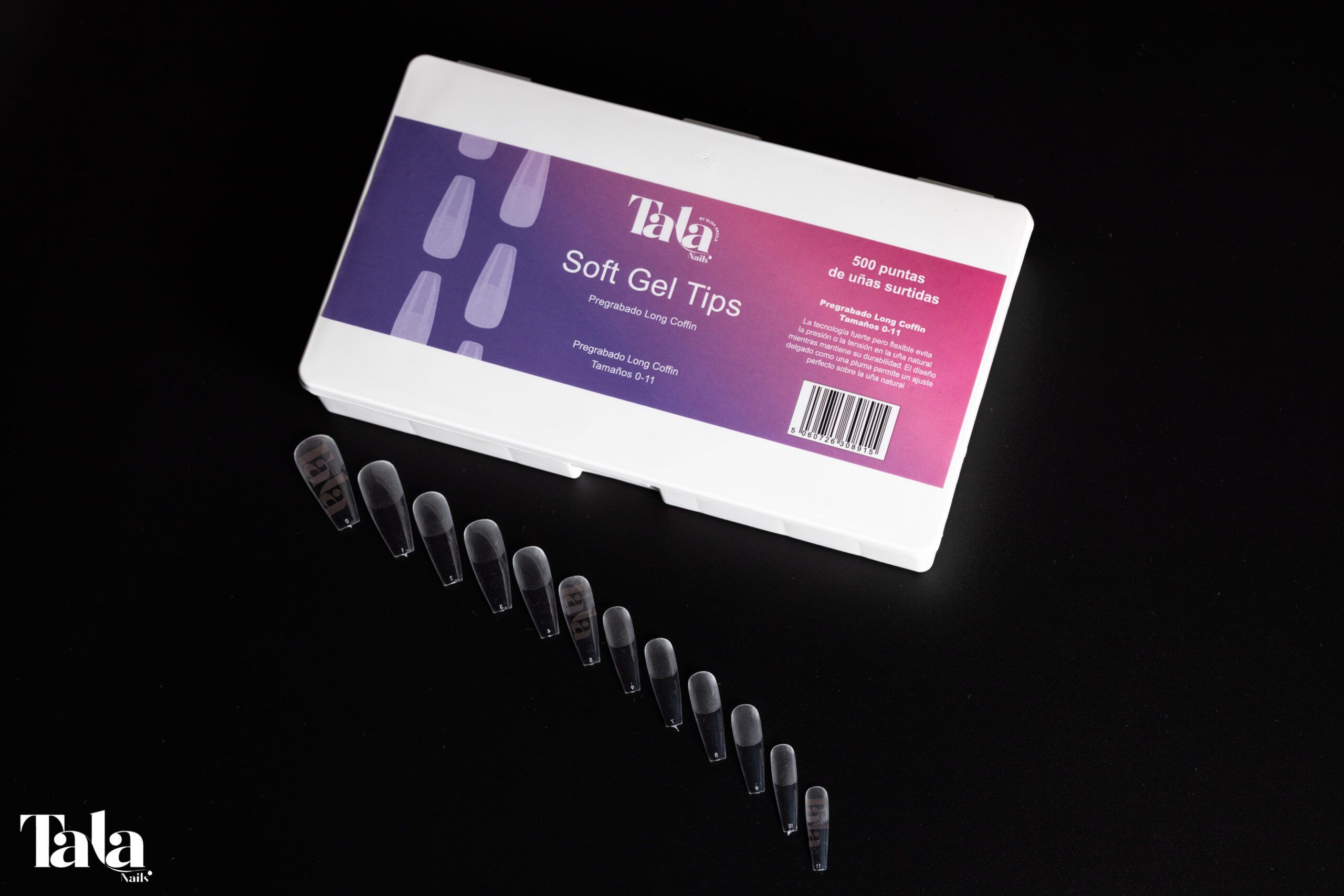 Soft gel tips Long Cofin