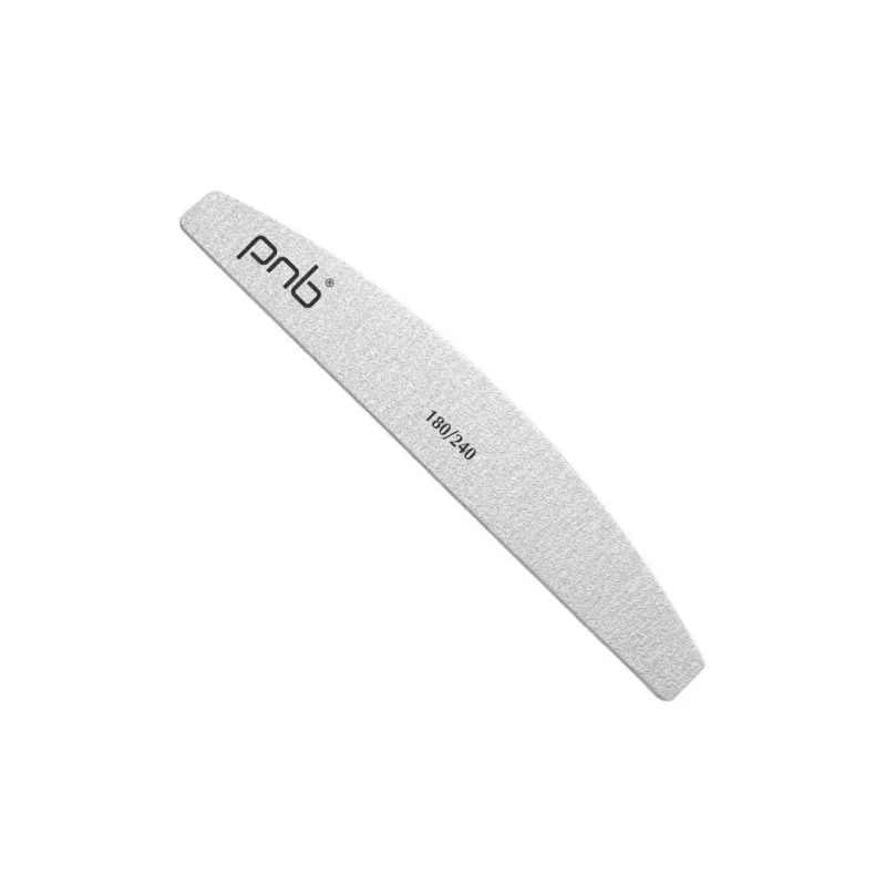 Lima de uñas PNB 180/240 medialuna Gris