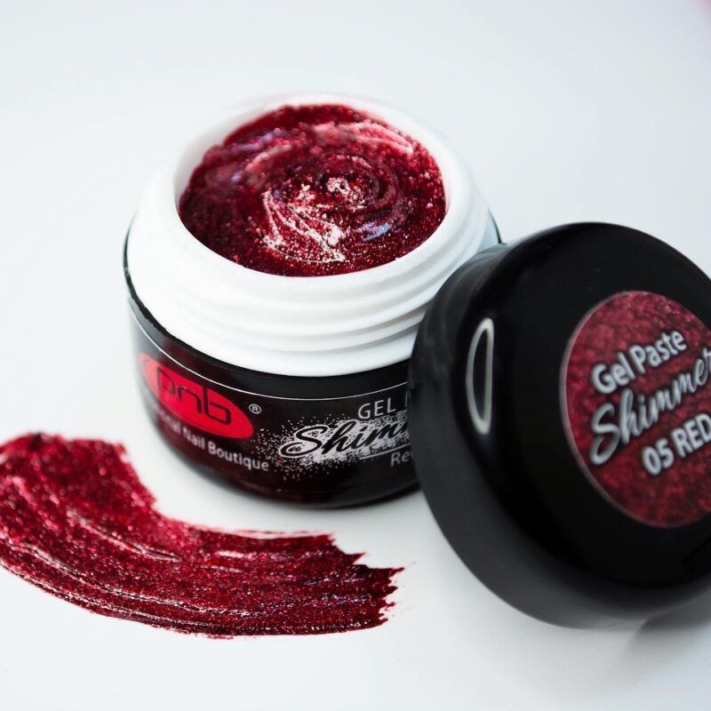 Gel Shimmer Paste PNB 05 Red 5ml
