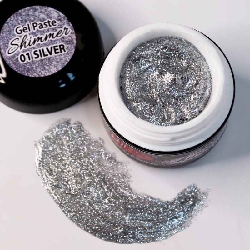 Gel Shimmer Paste PNB 01 Silver 5ml