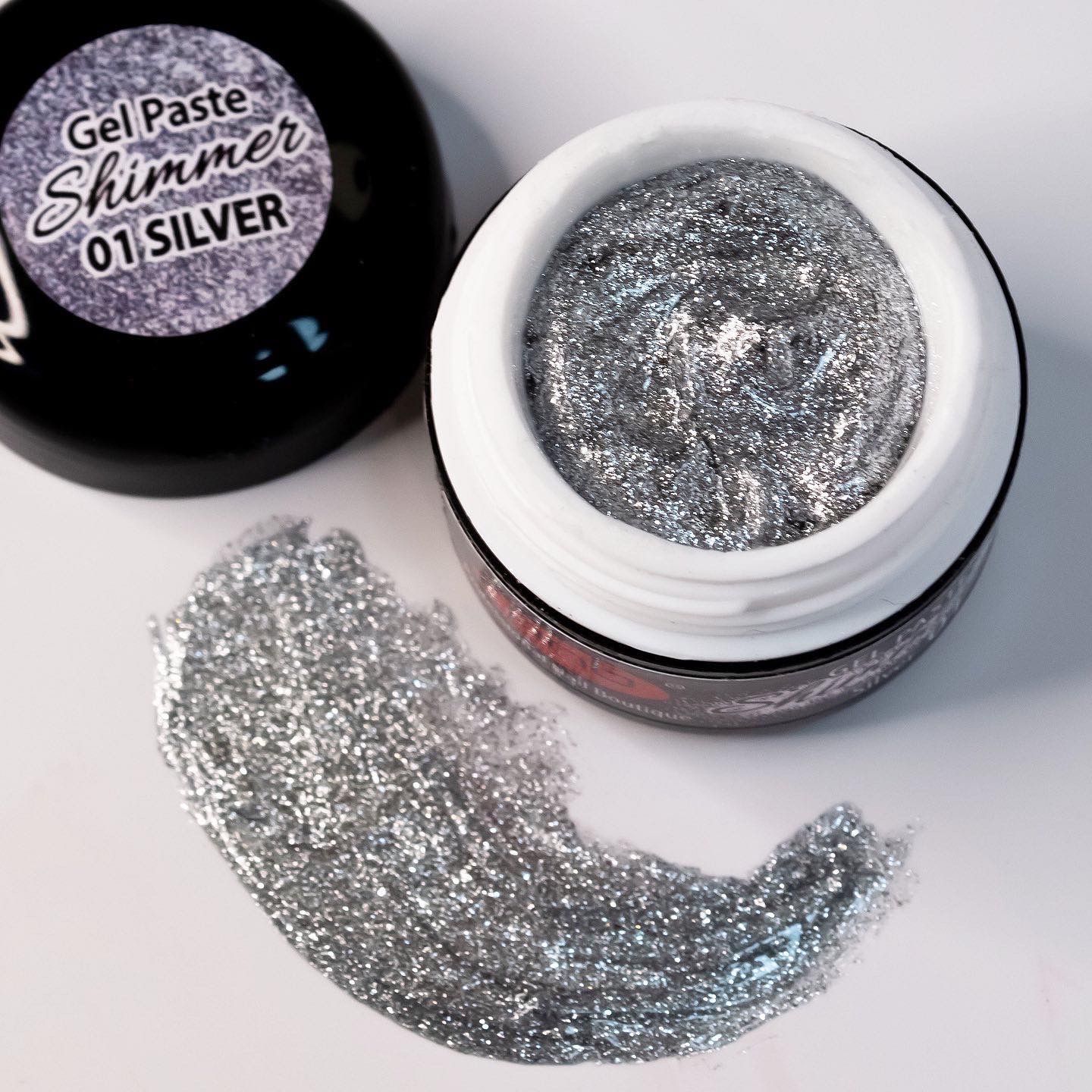 Gel Shimmer Paste PNB 01 Silver 5ml
