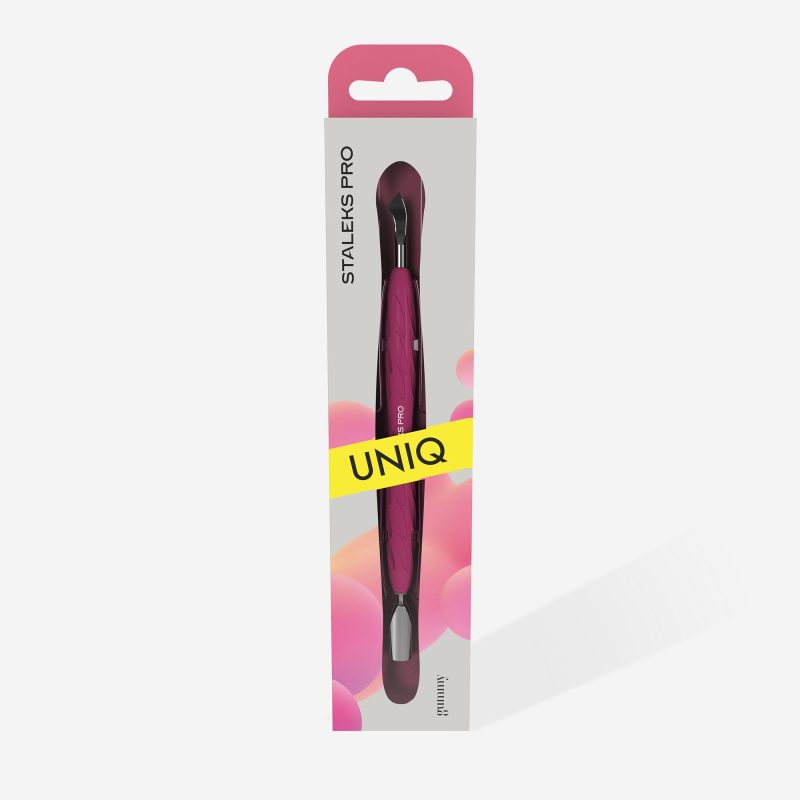 Empujador de manicura con mango de silicona «Gummy» UNIQ 10 TIPO 4.2