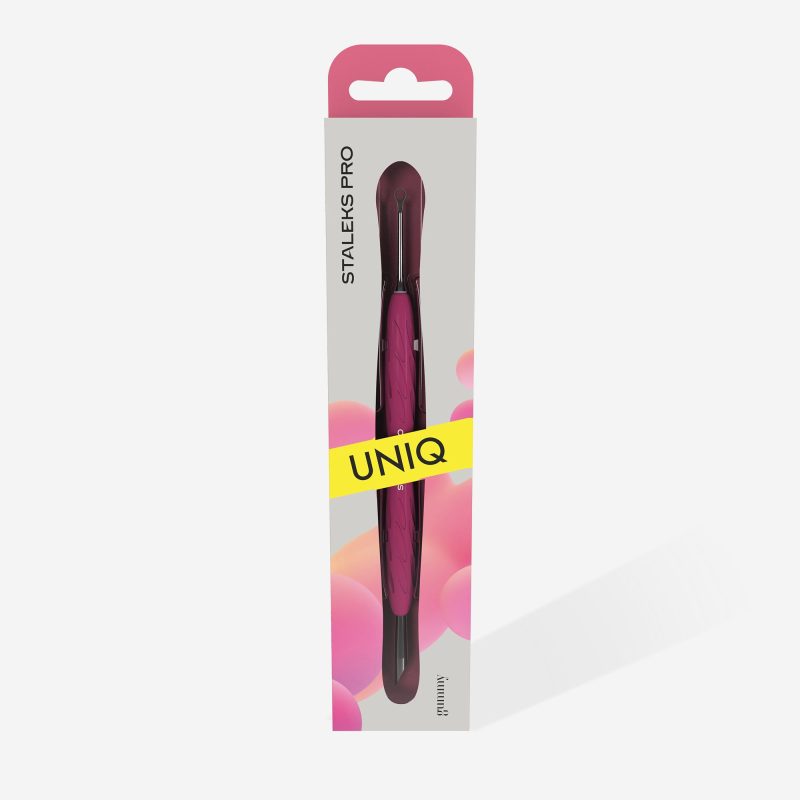 Empujador de manicura con mango de silicona «Gummy» UNIQ 11 TIPO 2
