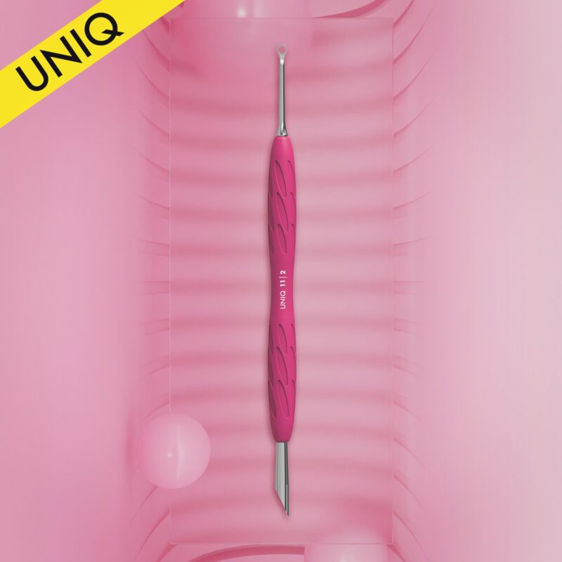 Empujador de manicura con mango de silicona «Gummy» UNIQ 11 TIPO 2