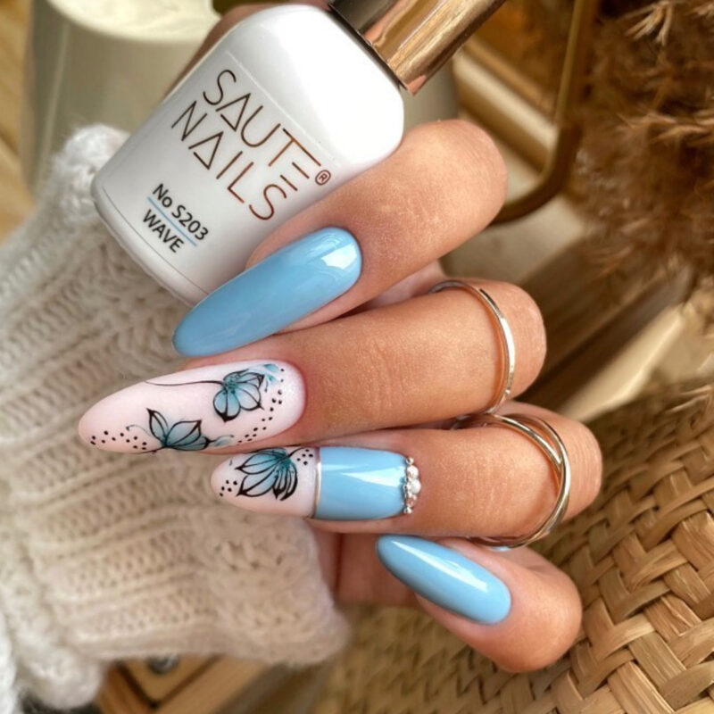 Esmalte semipermanente  HYBRID 8 ML- S203 WAVE