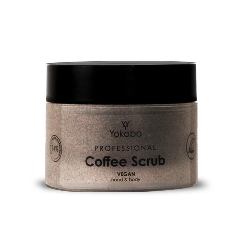 Exfoliante de cafe para manos y cuerpo Yokaba Vegano 200g