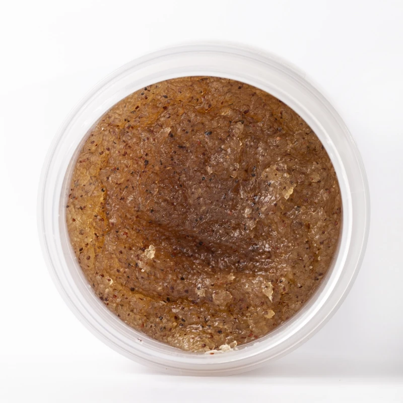 Exfoliante  para manos y cuerpo de limoncillo Yokaba vegano 200g