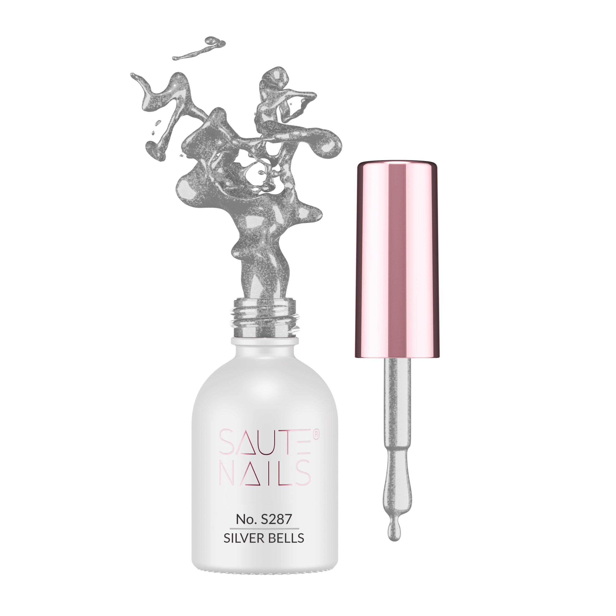 Esmalte semipermanente HYBRID 8 ML- S287 Silver Bells - Imagen 2