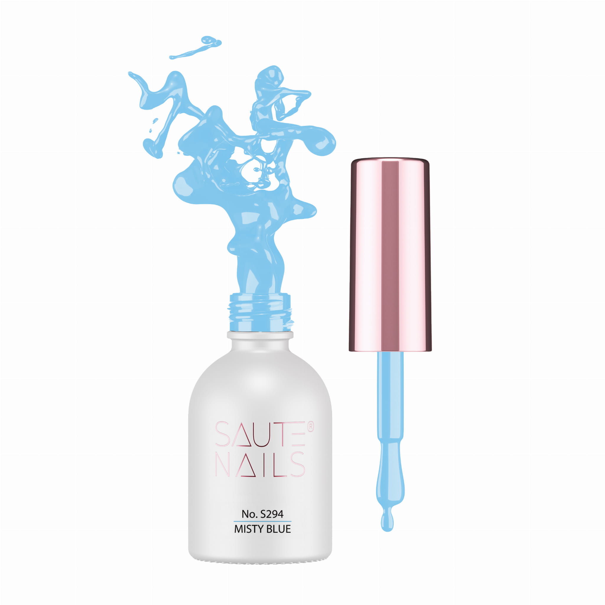 Esmalte semipermanente HYBRID 8 ML- S294 Misty Blue - Imagen 3