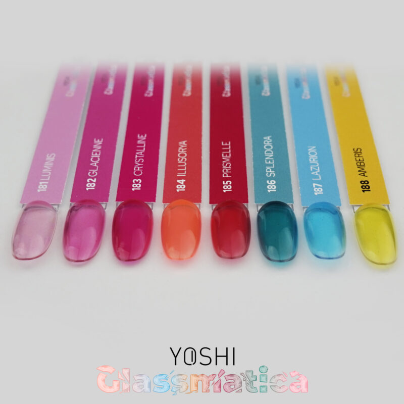 Colección Glassmatica Yoshi x 8
