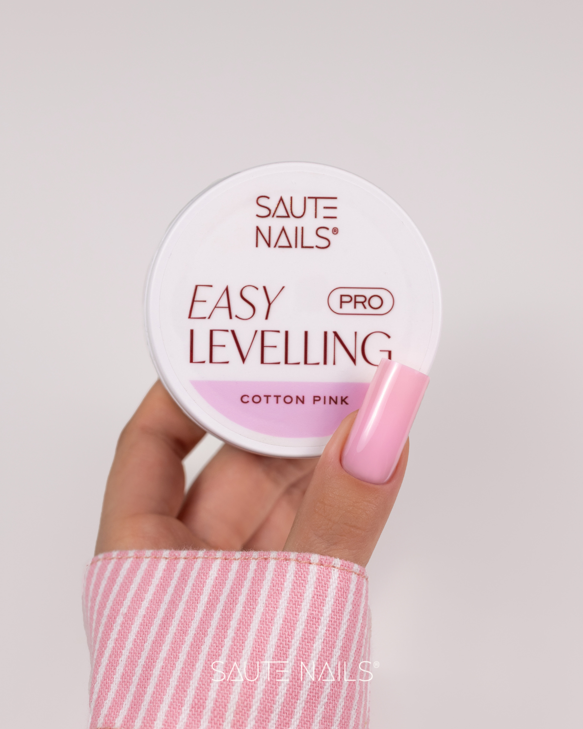 Gel constructor Cotton Pink Easy Leveling PRO 30 g Saute