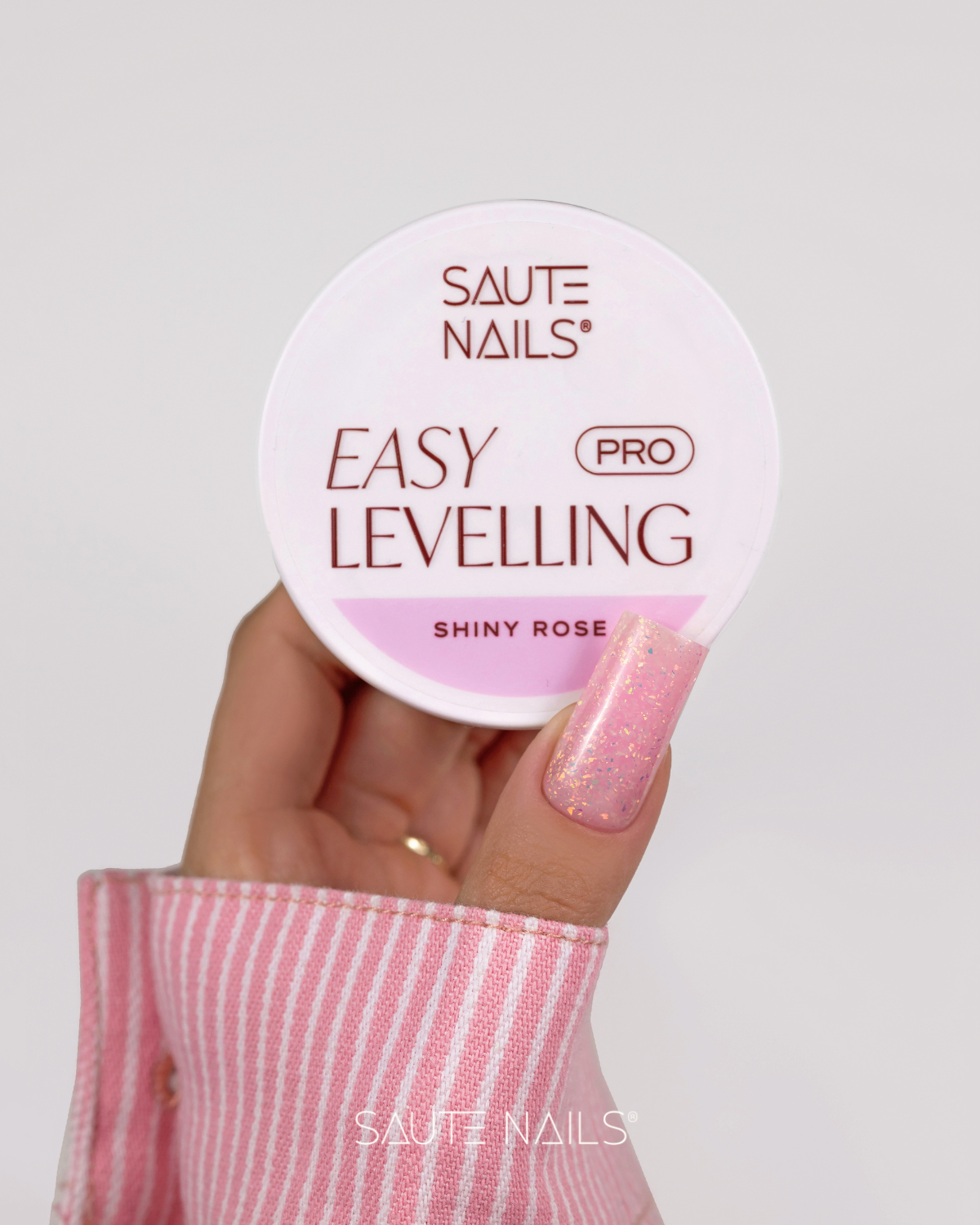 Gel constructor Shiny Rose Easy Leveling PRO 50 g Saute