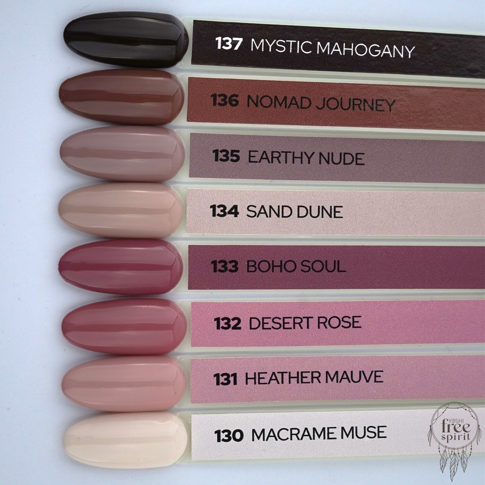 Esmalte semipermanente Yoshi 6 ML Heather Mauve 131 - Imagen 2