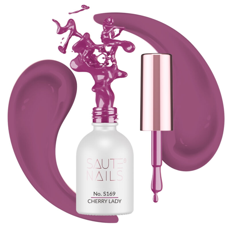 Esmalte semipermanente  HYBRID 8 ML- S169 Cherry Lady