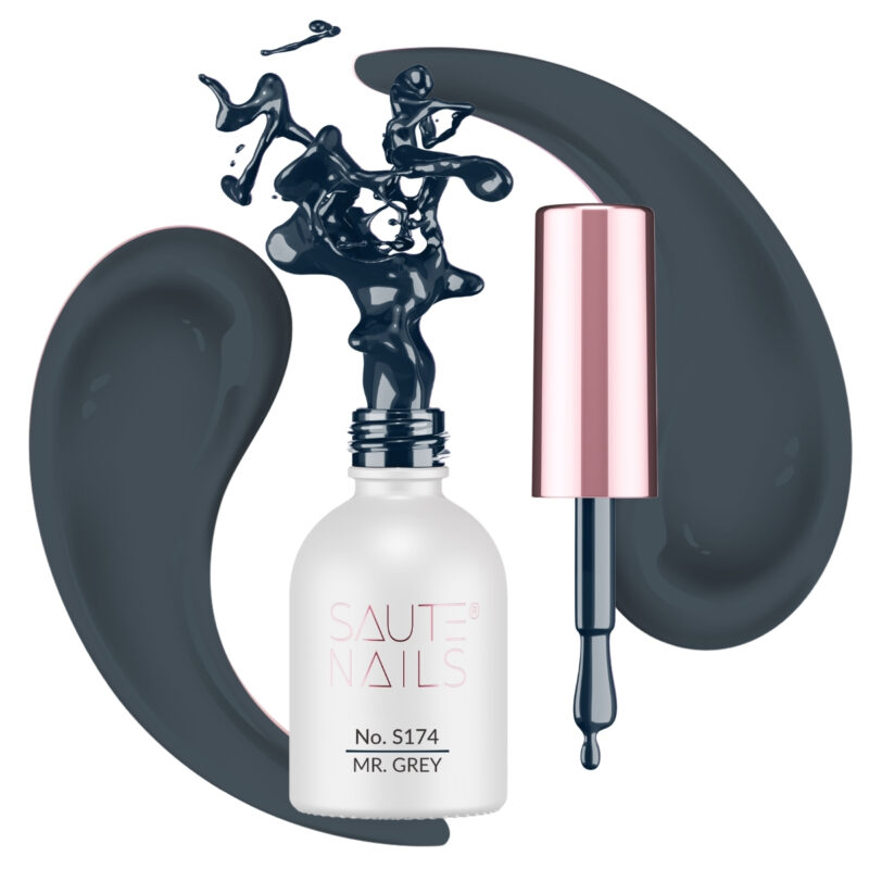 Esmalte semipermanente  HYBRID 8 ML- S174 Mr Grey