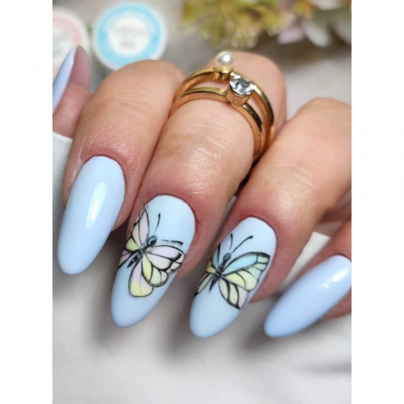 Esmalte de uñas semipermanente Yoshi  6 ML  Baby Blue 801