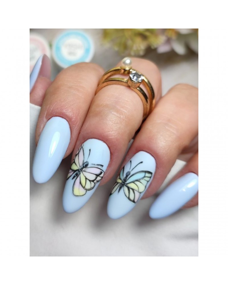 Esmalte de uñas semipermanente Yoshi 6 ML Baby Blue 801 - Imagen 2