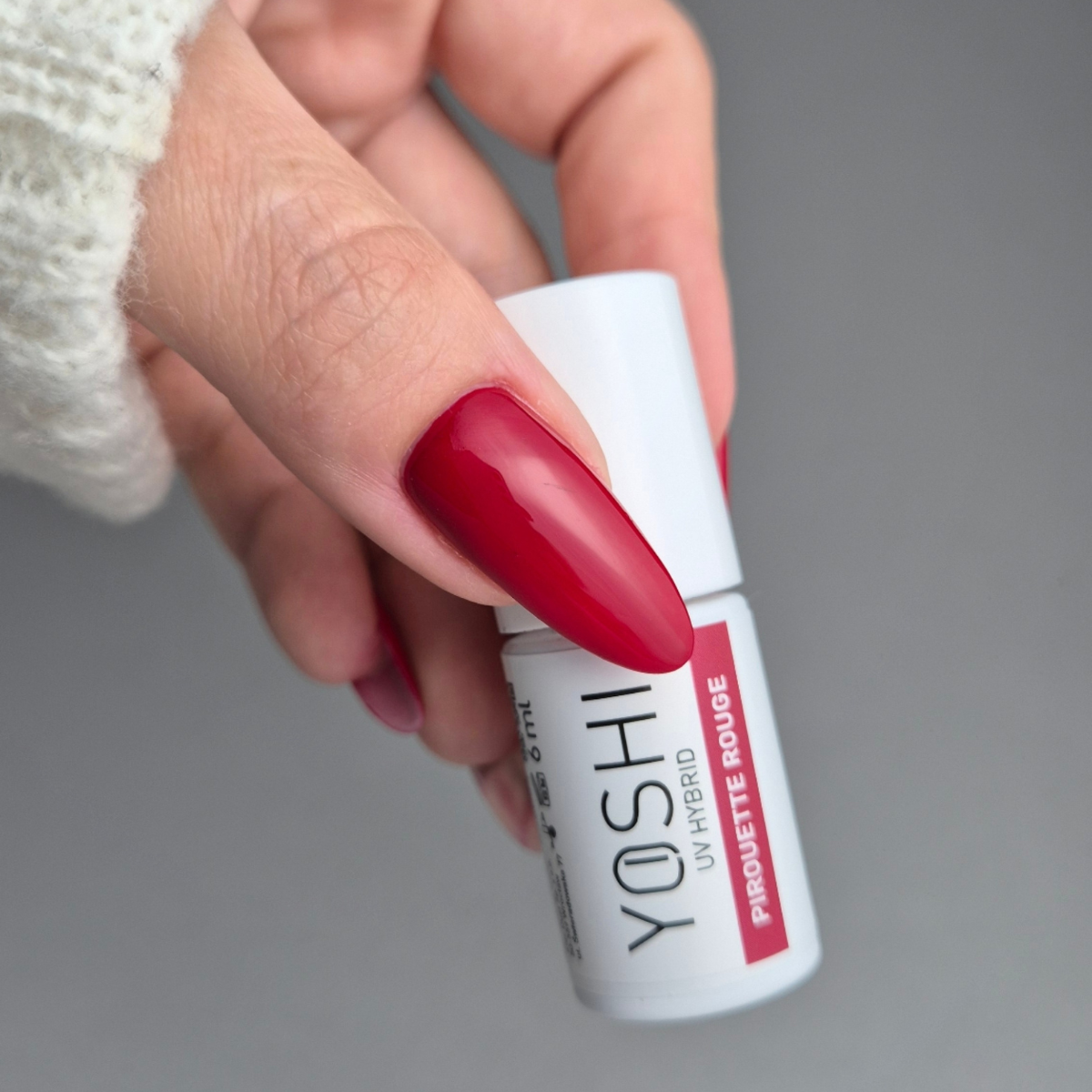 Esmalte semipermanente 6 ml Yoshi Pirouette Rouge 242 - Imagen 4