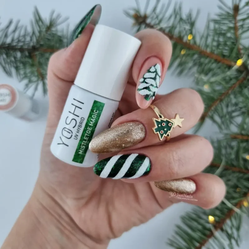 Esmalte semipermanente Yoshi 6 ml Mistletoe Magic 627