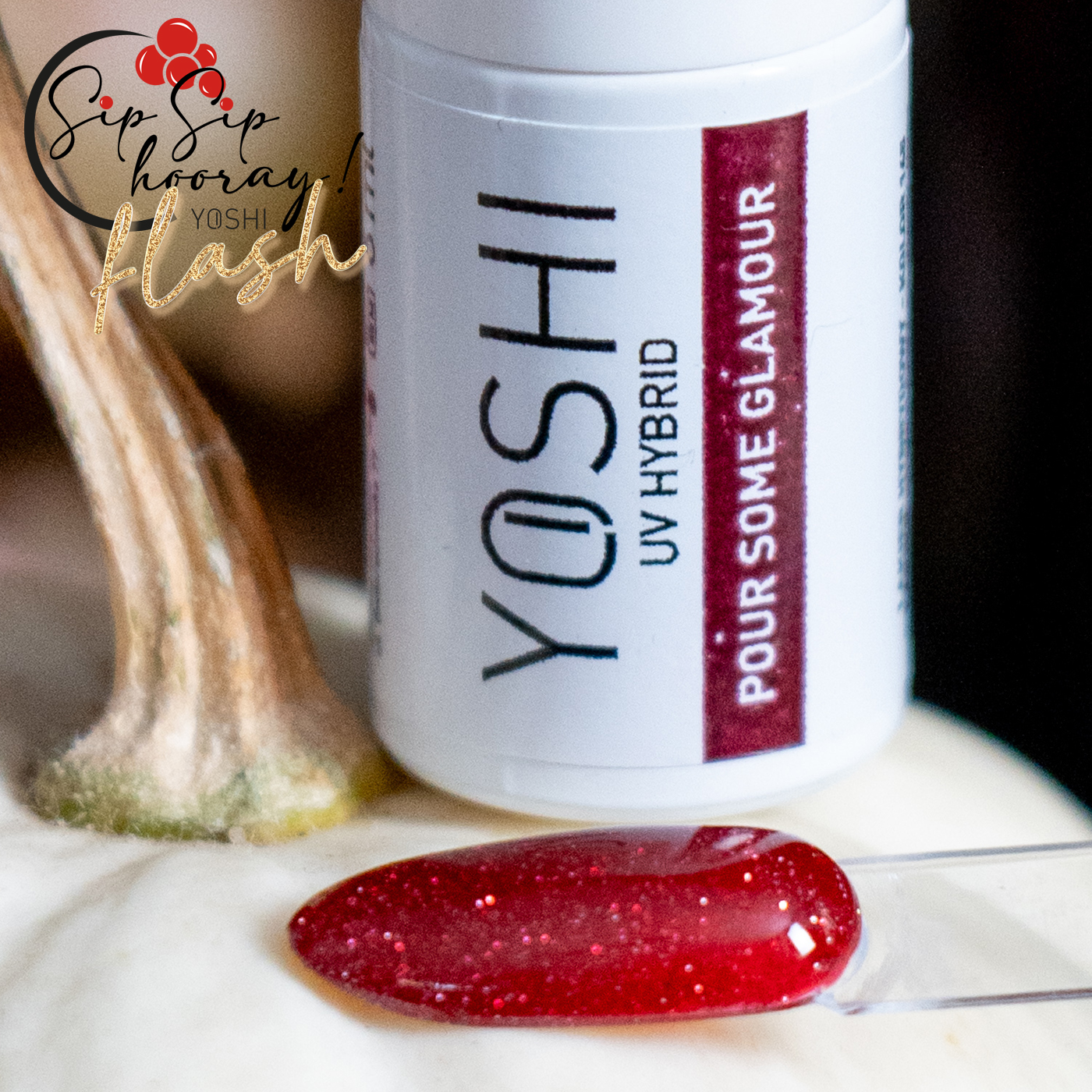 Esmalte semipermanente Yoshi 145 Pour Some Glamour